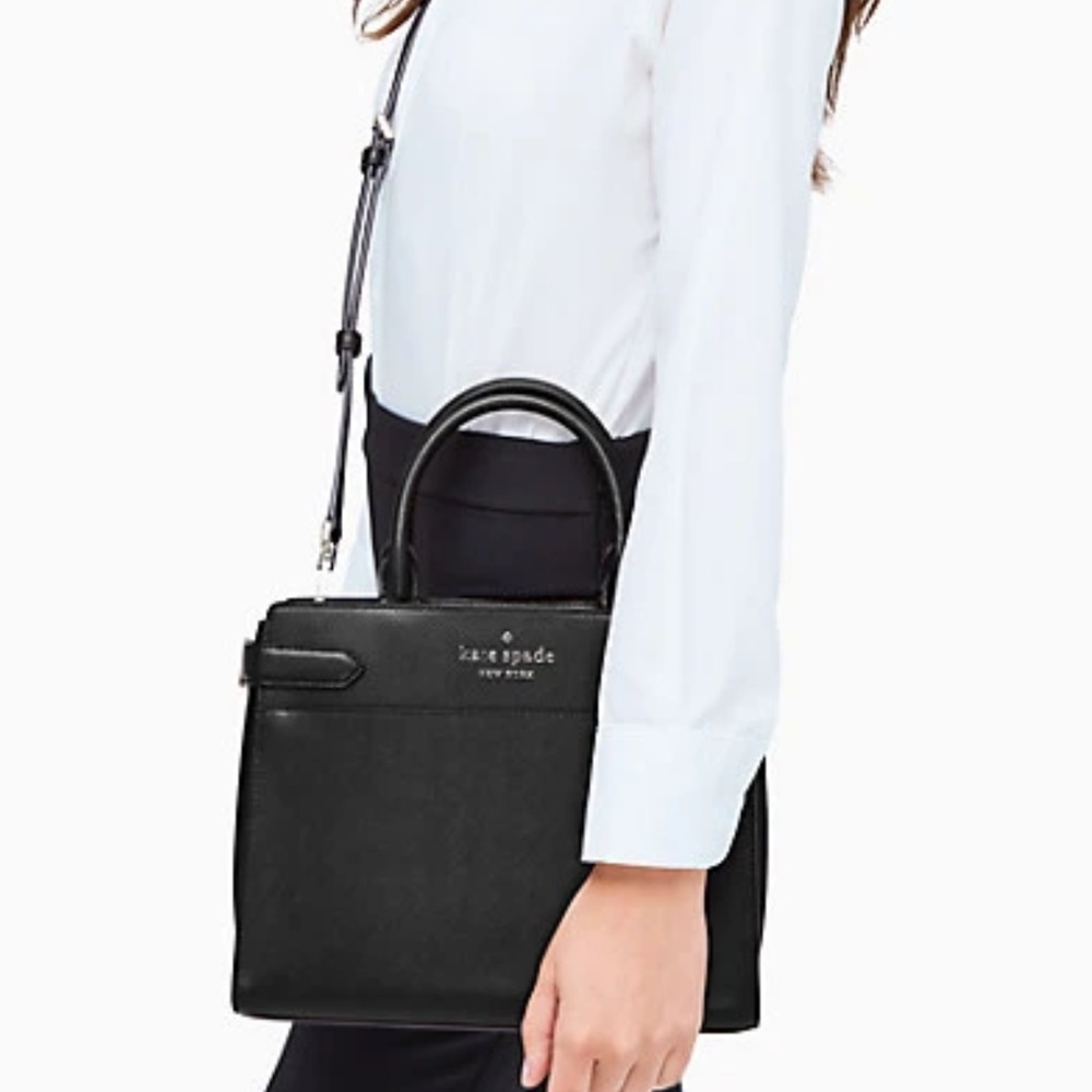 Kate Spade Staci Medium Satchel Black